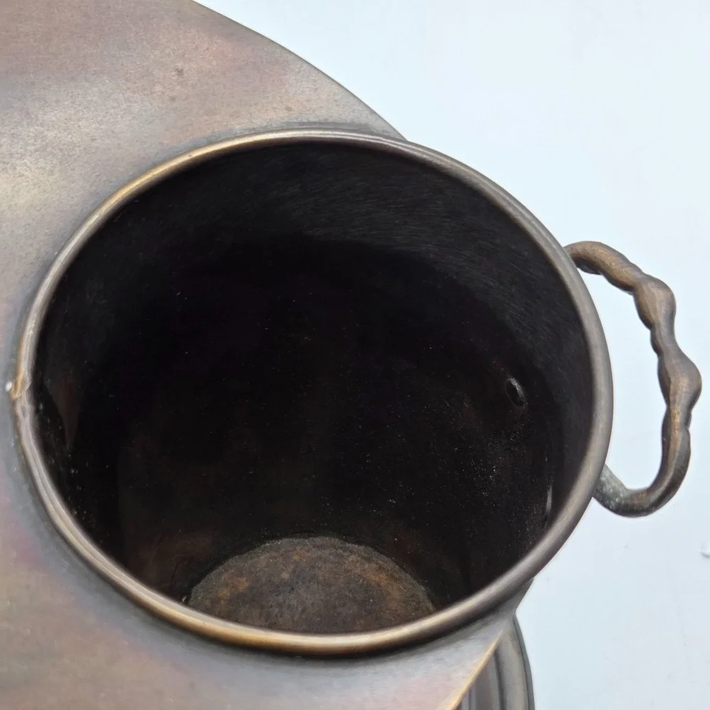 VINTAGE Fleur de Lis Double Bottle Wine Cooler Champagne Bucket Barware